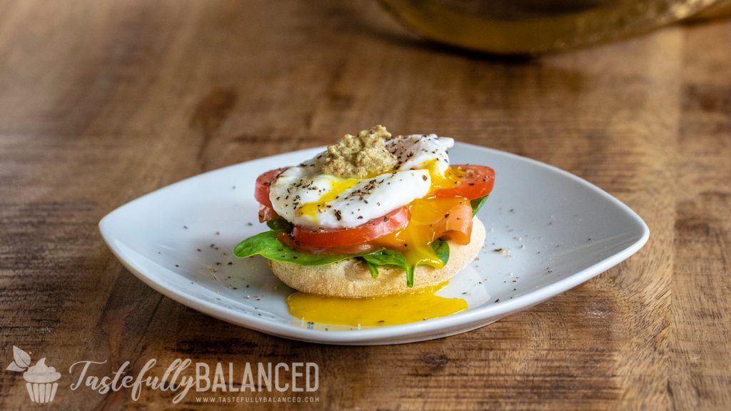 Eggs Benedict with Avocado Cream Sauce
